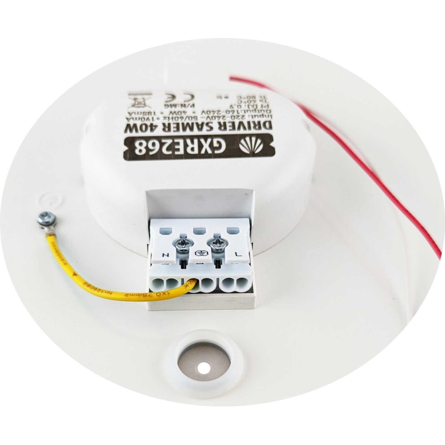 LED Stmievateľné stropné svietidlo SAMER LED/40W/230V 2900-6000K + diaľkové ovládanie