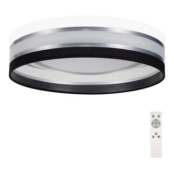 LED Stmievateľné stropné svietidlo SMART CORAL LED/24W/230V čierna/biela + diaľkové ovládanie