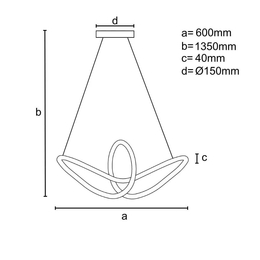 LED Stmievateľný luster na lanku LED/25W/230V 3000-6500K + diaľkové ovládanie