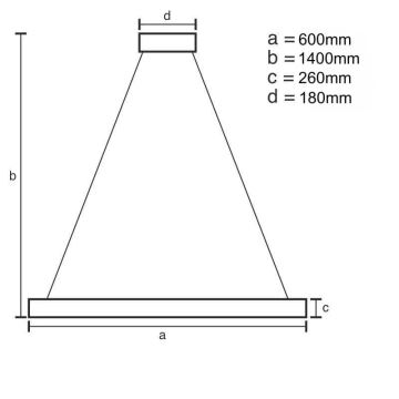 LED Stmievateľný krištáľový luster na lanku LED/40W/230V 3000-6500K + diaľkové ovládanie