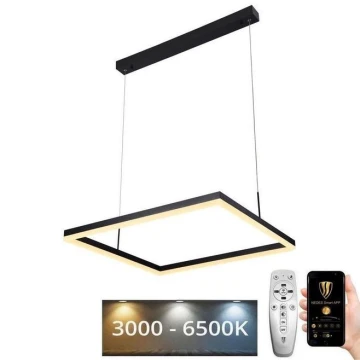 LED Stmievateľný luster na lanku LED/55W/230V 3000-6500K + diaľkové ovládanie