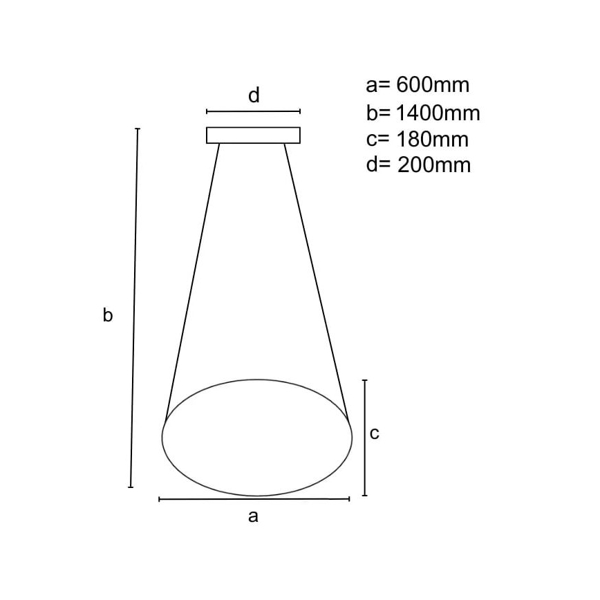 LED Stmievateľný luster na lanku LED/70W/230V 3000-6500K biela + diaľkové ovládanie