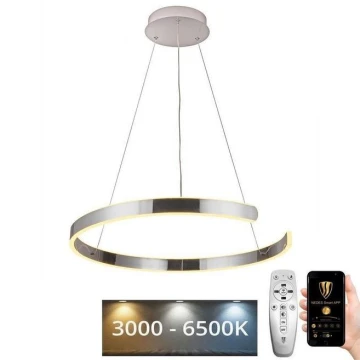 LED Stmievateľný luster na lanku LED/70W/230V 3000-6500K + diaľkové ovládanie