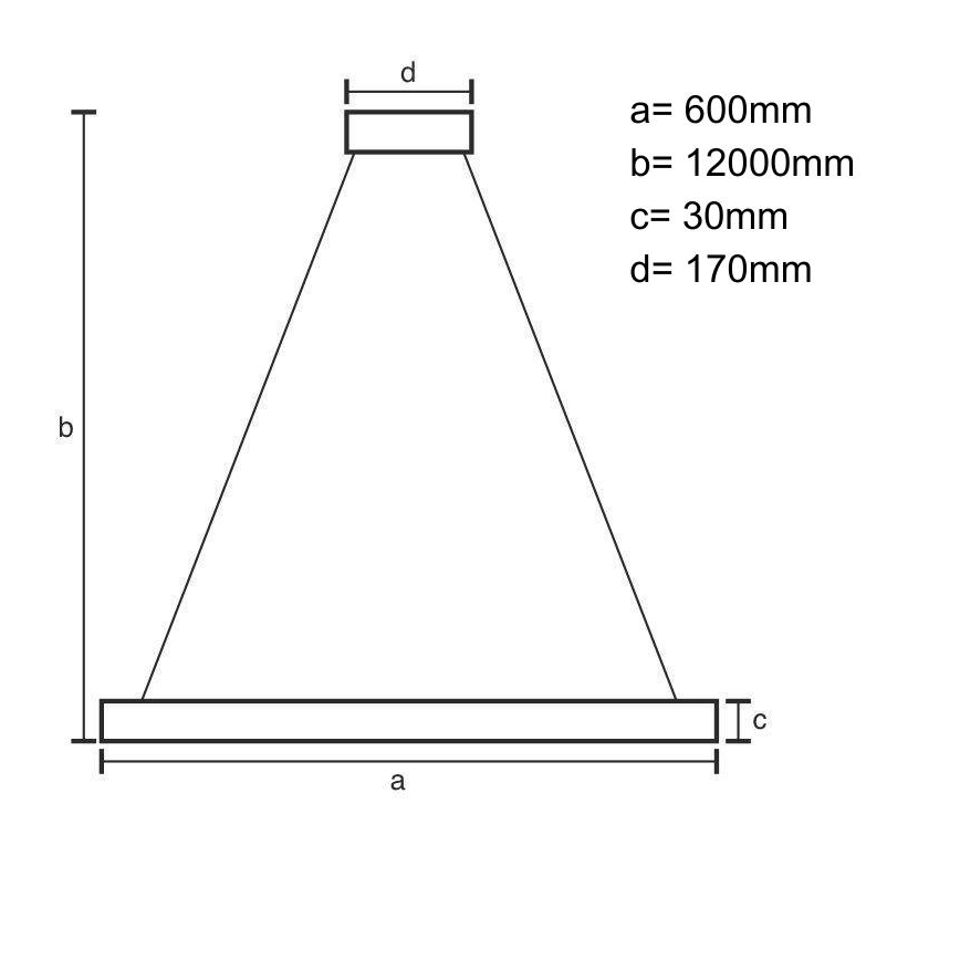 LED Stmievateľný luster na lanku LED/75W/230V 3000-6500K + diaľkové ovládanie