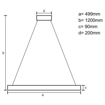 LED Stmievateľný luster na lanku LED/80W/230V 3000-6500K biela + diaľkové ovládanie