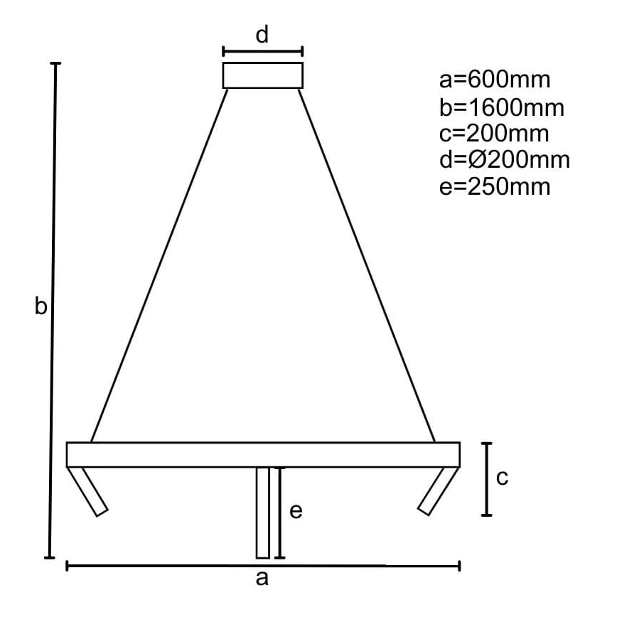 LED Stmievateľný luster na lanku LED/85W/230V 3000-6500K + diaľkové ovládanie