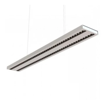 LED Stmievateľný luster na lanku SAMSUNG CHIP LED/60W/230V 4000K strieborná