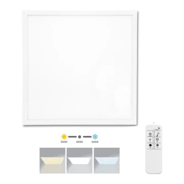 LED Stmievateľný podhľadový panel ZEUS LED/40W/230V 3000-6000K + diaľkové ovládanie