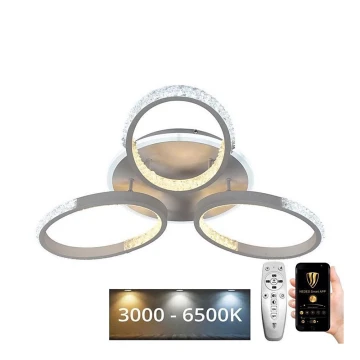 LED Stmievateľný prisadený luster LED/70W/230V 3000-6500K + diaľkové ovládanie