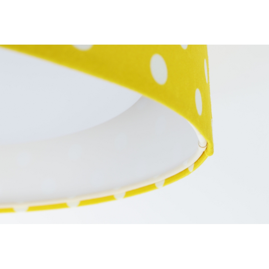 LED Detské stropné svietidlo GALAXY KIDS LED/24W/230V bodky žltá/biela
