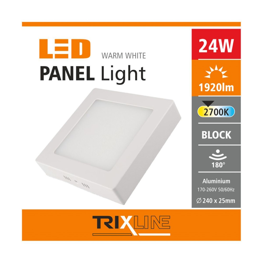 LED Stropné svietidlo LED/24W/230V 2700K