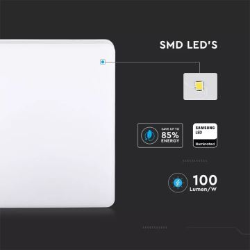 LED Stropné svietidlo LED/25W/230V 30cm IP44