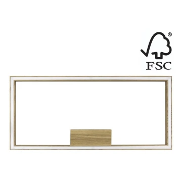 LED Stropné svietidlo RAMME LED/34W/230V matný dub – FSC certifikované