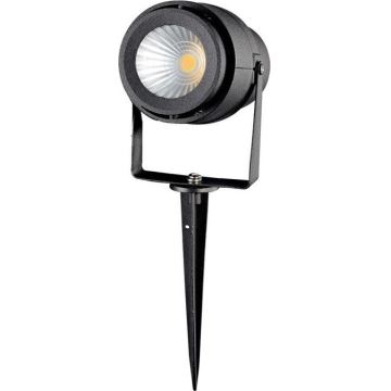 LED Vonkajšia lampa LED/12W/100-240V IP65 čierna - zelené svetlo