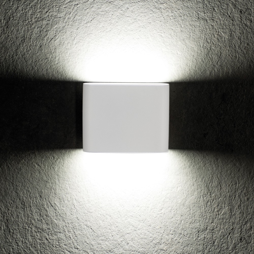 LED Vonkajšie nástenné svietidlo GARTO LED/8W/230V biela