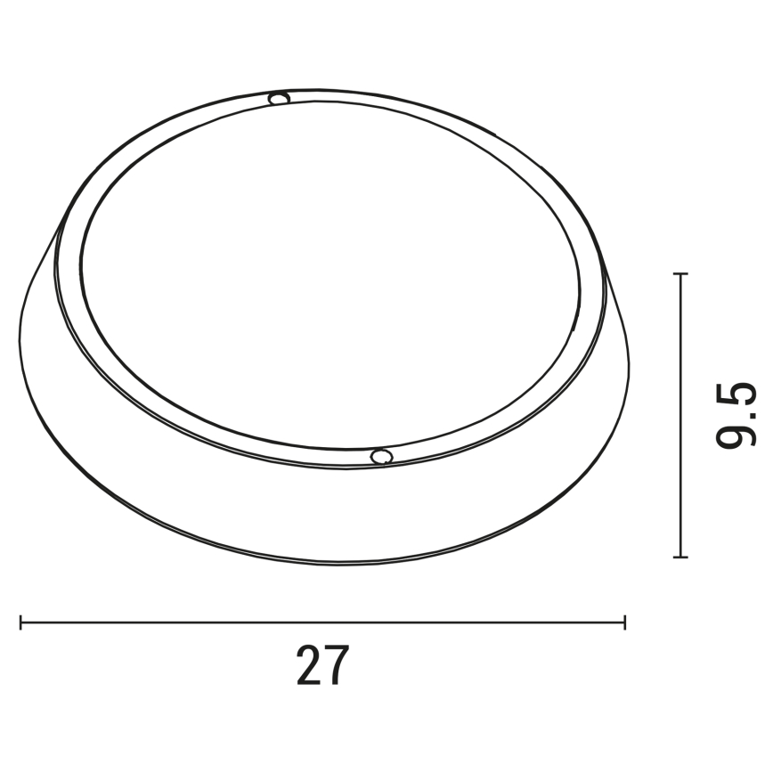 LED Vonkajšie nástenné svietidlo LED/24W/230V 4000K IP54 čierna