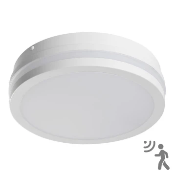 LED Vonkajšie svietidlo so senzorom BENO LED/18W/230V 4000K bílá IP54