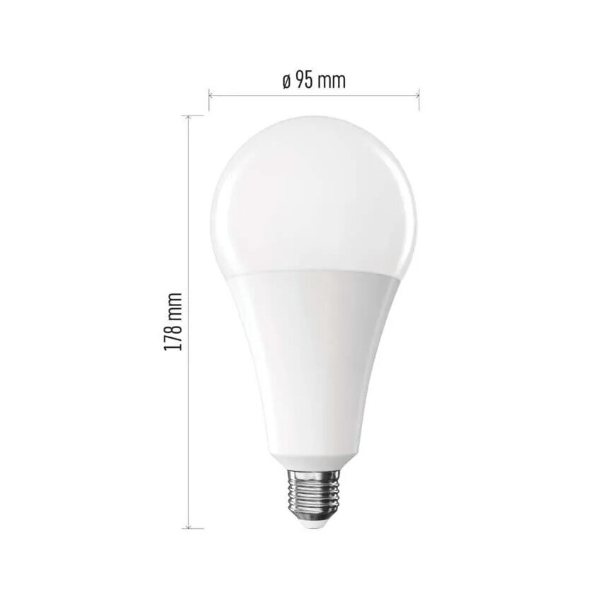 LED Žiarovka A95 E27/28W/230V 4000K