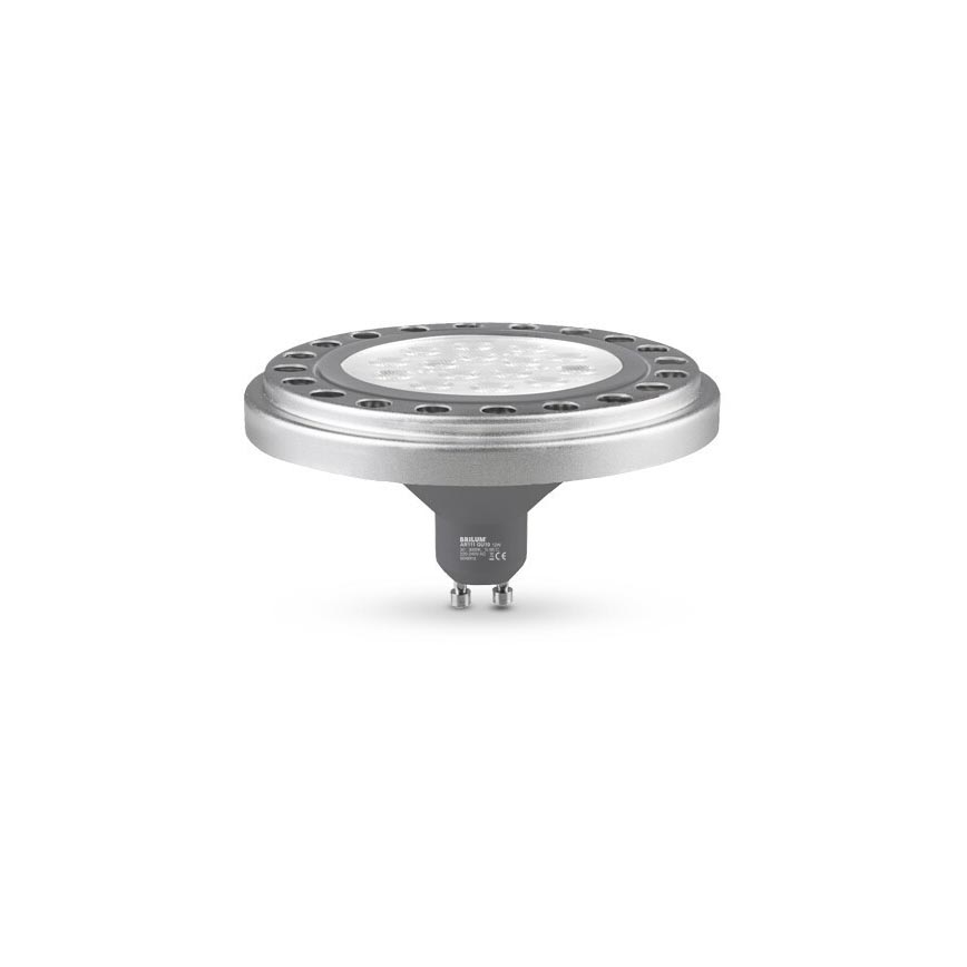 LED Žiarovka AR111 GU10/12W/230V 3000K strieborná 30°