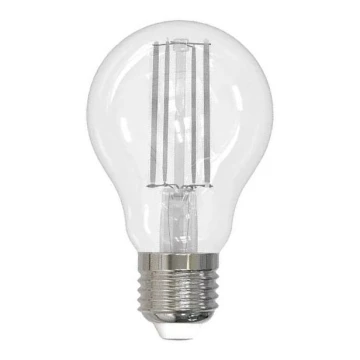 LED Žiarovka BIELY FILAMENT A60 E27/7,5W/230V 3000K