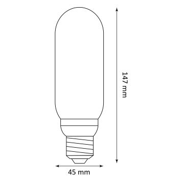 LED Žiarovka DECO VINTAGE T45 E27/4W/230V 1800K