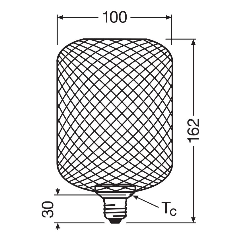 LED Žiarovka DECOR FLAT E27/3,5W/230V 2700K zlatá - Osram