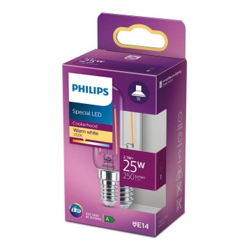 LED Žiarovka do chladničky VINTAGE Philips T25L E14/2,1W/230V 2700K
