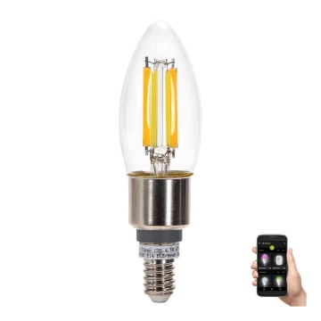 LED Žiarovka FILAMENT C35 E14/4,5W/230V 2700-6500K - Aigostar