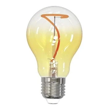 LED Žiarovka FILAMENT SHAPE A60 E27/4W/230V 1800K žltá