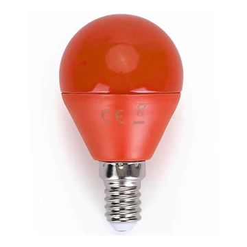LED Žiarovka G45 E14/4W/230V oranžová - Aigostar