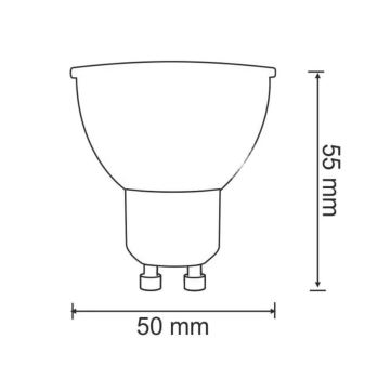 LED Žiarovka GU10/7W/230V 3000K