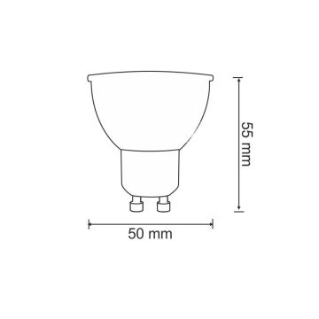 LED Žiarovka GU10/7W/230V 4000K