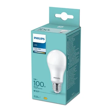 LED Žiarovka Philips A60 E27/13W/230V 4000K