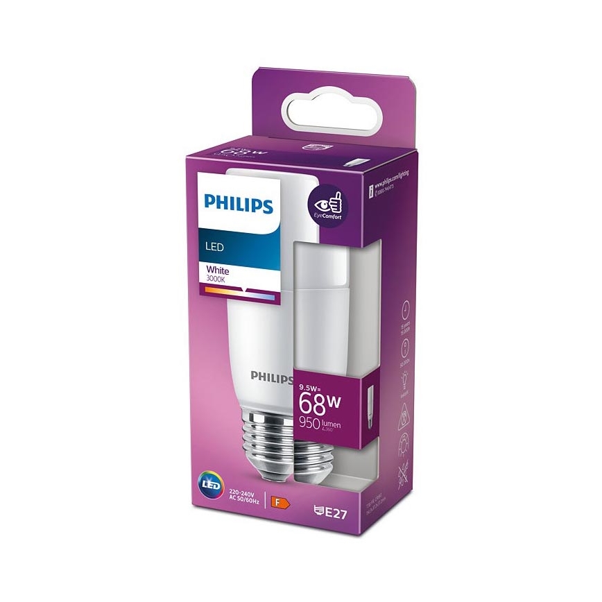 LED Žiarovka Philips E27/9,5W/230V 3000K