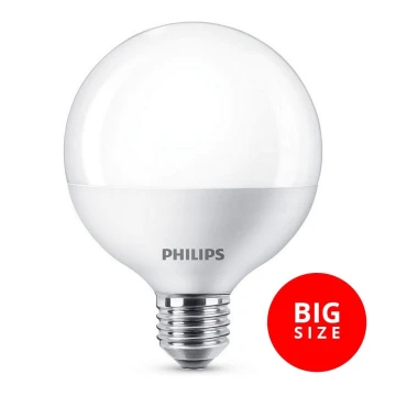 LED Žiarovka Philips G95 E27/8,5W/230V 6500K