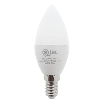 LED Žiarovka Qtec C35 E14/5W/230V 2700K