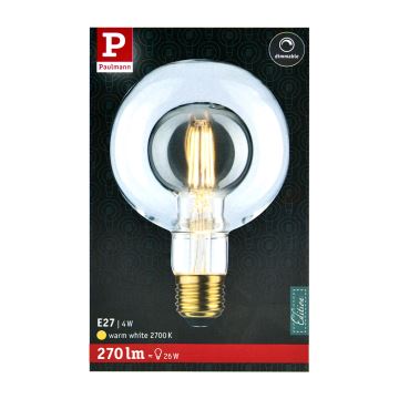 LED Žiarovka SHAPE G95 E27/4W/230V 2700K - Paulmann 28766