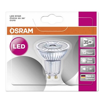 LED Žiarovka STAR GU10/2,6W/230V 4000K - Osram