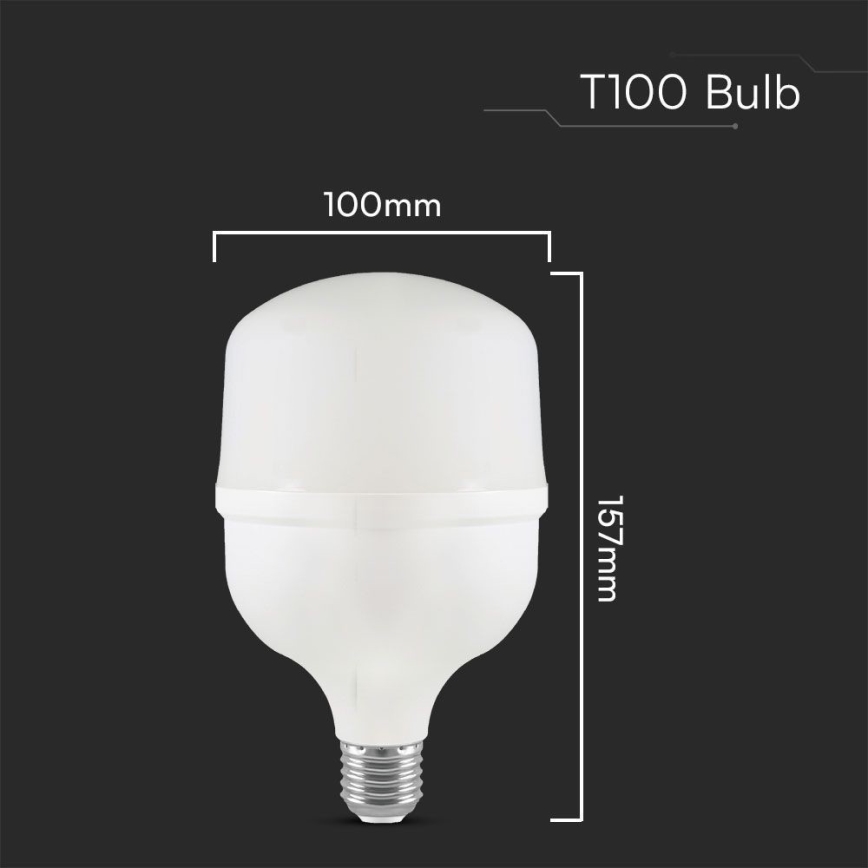 LED Žiarovka T100 E27/30W/230V 6500K