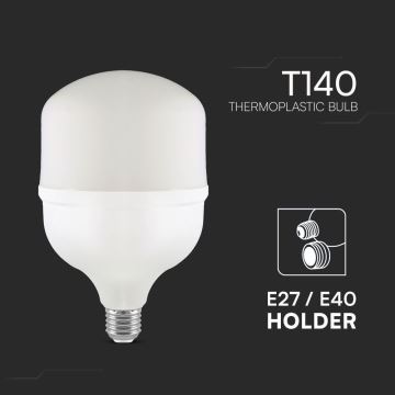 LED Žiarovka T140 E40 E27/50W/230V 4000K