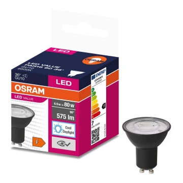 LED Žiarovka VALUE PAR16 GU10/6,9W/230V 4000K 36° - Ledvance