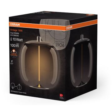 LED Žiarovka VINTAGE FILAMENT E27/4W/230V 2700K dymová - Osram