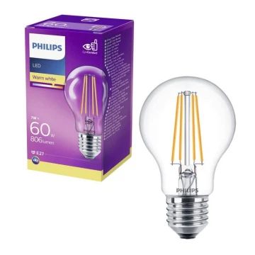 LED Žiarovka VINTAGE Philips A60 E27/7W/230V 2700K