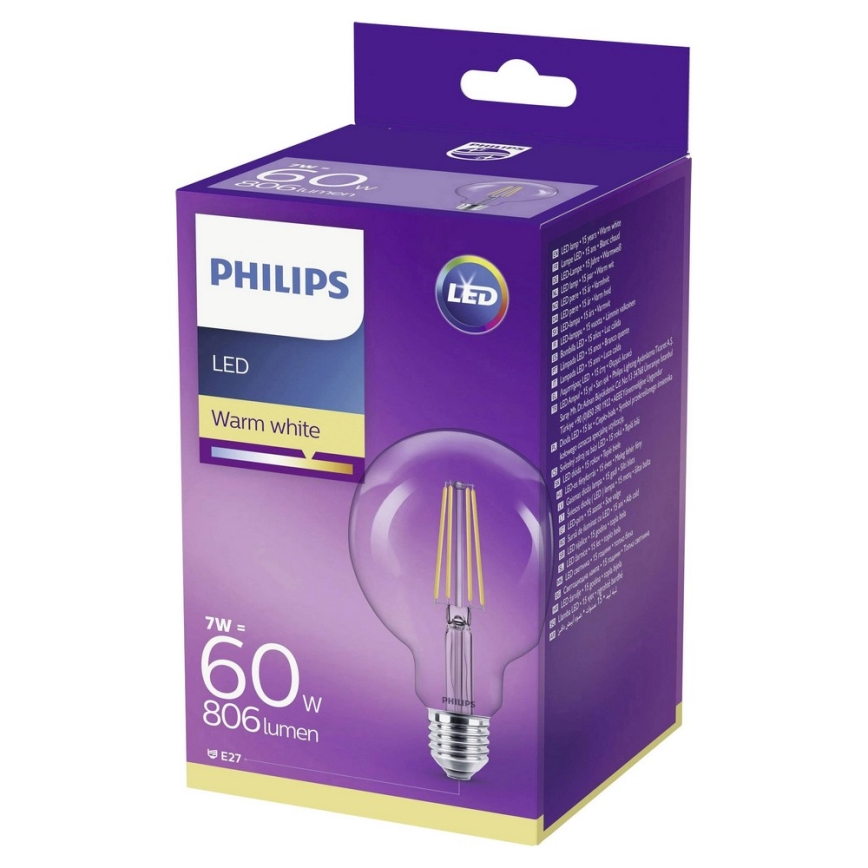 LED Žiarovka VINTAGE Philips E27/7W/230V 2700K