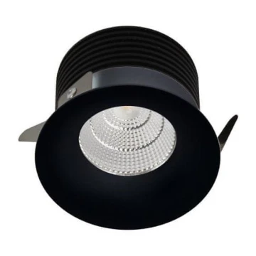 LED2 - LED Bodové zápustné svietidlo SPOT LED/9W/230V čierna IP44