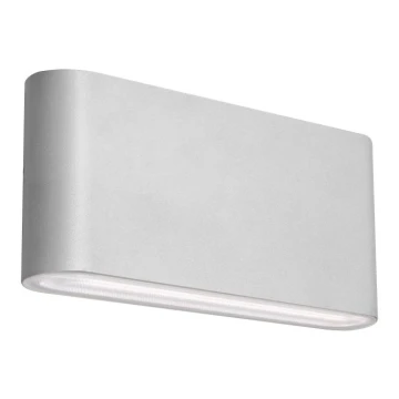 LED2 - LED Vonkajšie nástenné svietidlo FLAT 2xLED/5W/230V IP65