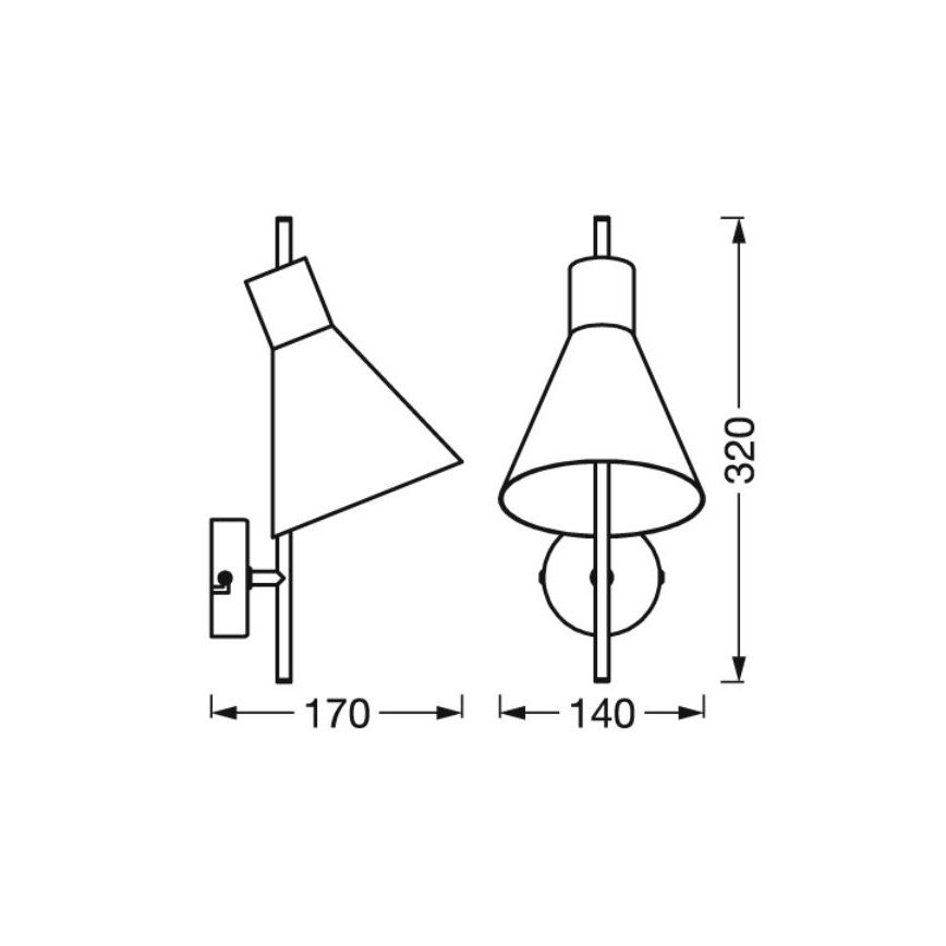 Ledvance - LED Nástenná lampa DECOR TOKIO LED/5W/230V