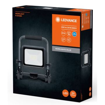 Ledvance - LED Vonkajší reflektor WORKLIGHT R-STAND LED/20W/230V 6500K IP54