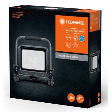 Ledvance - LED Vonkajší reflektor WORKLIGHT R-STAND LED/30W/230V 6500K IP54