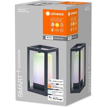 Ledvance - LED RGBW Stmievateľná vonkajšia lampa s power bankou LED/5W/230V Wi-Fi